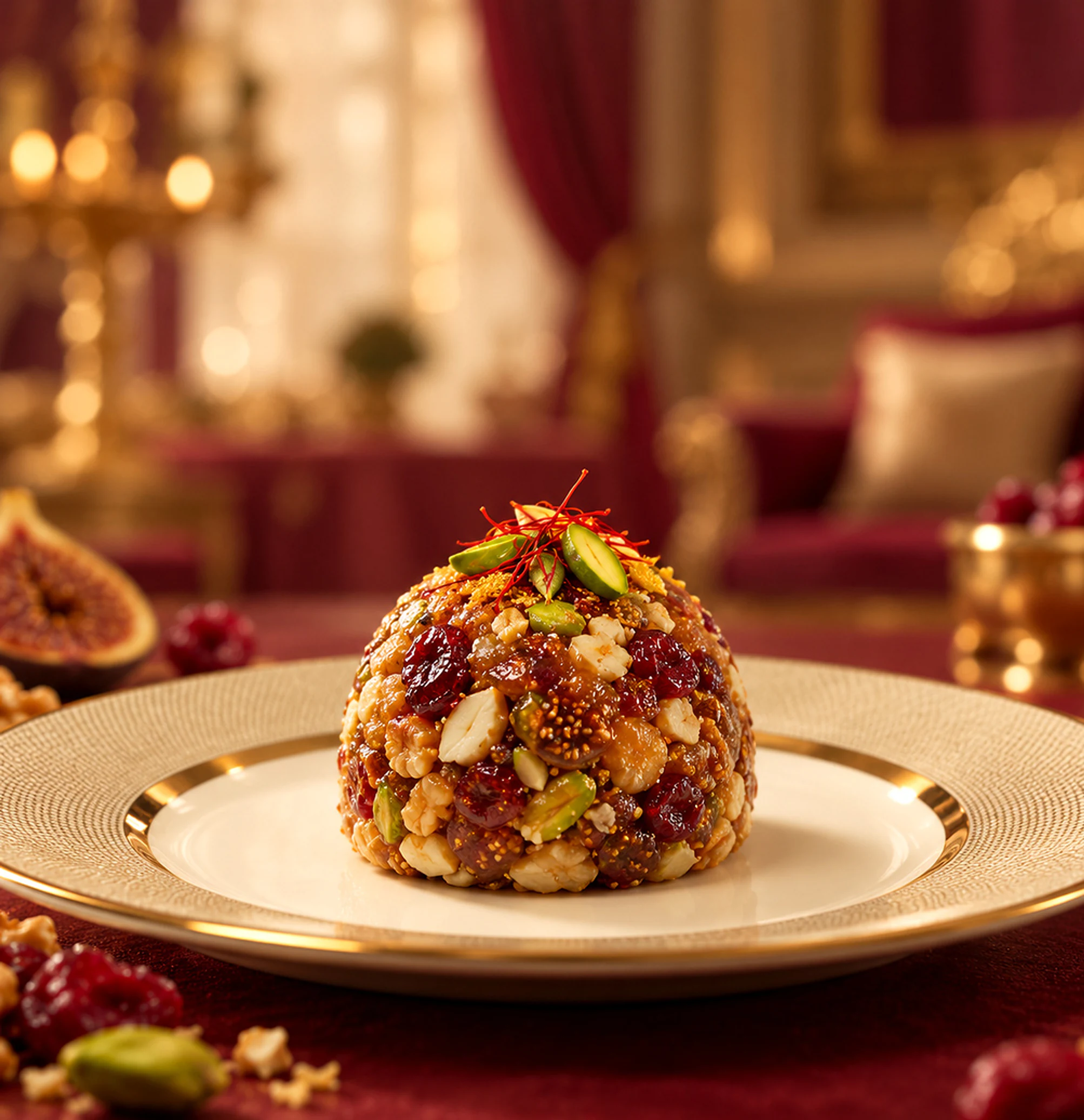 Cranberry Fig Dryfruit Dome — Atelier Signatures