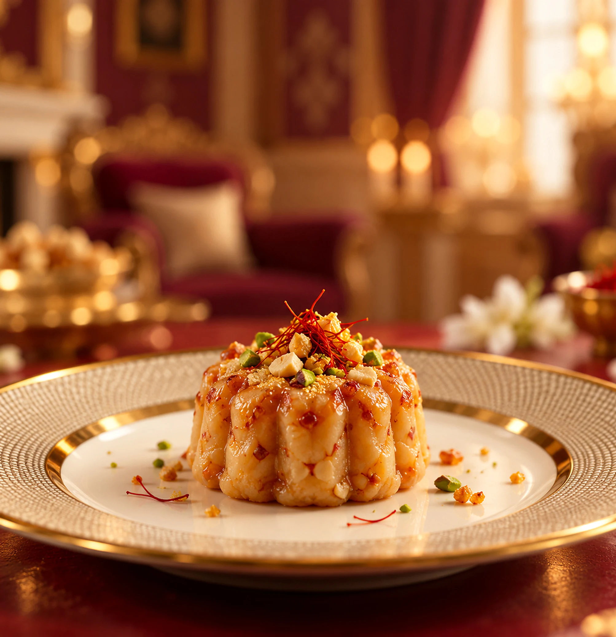 Kaju Caramel Saffron Crown — Atelier Signatures